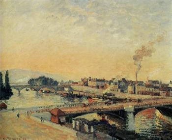 Camille Pissarro : Sunrise, Rouen
